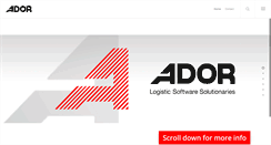 Desktop Screenshot of ador.co.za